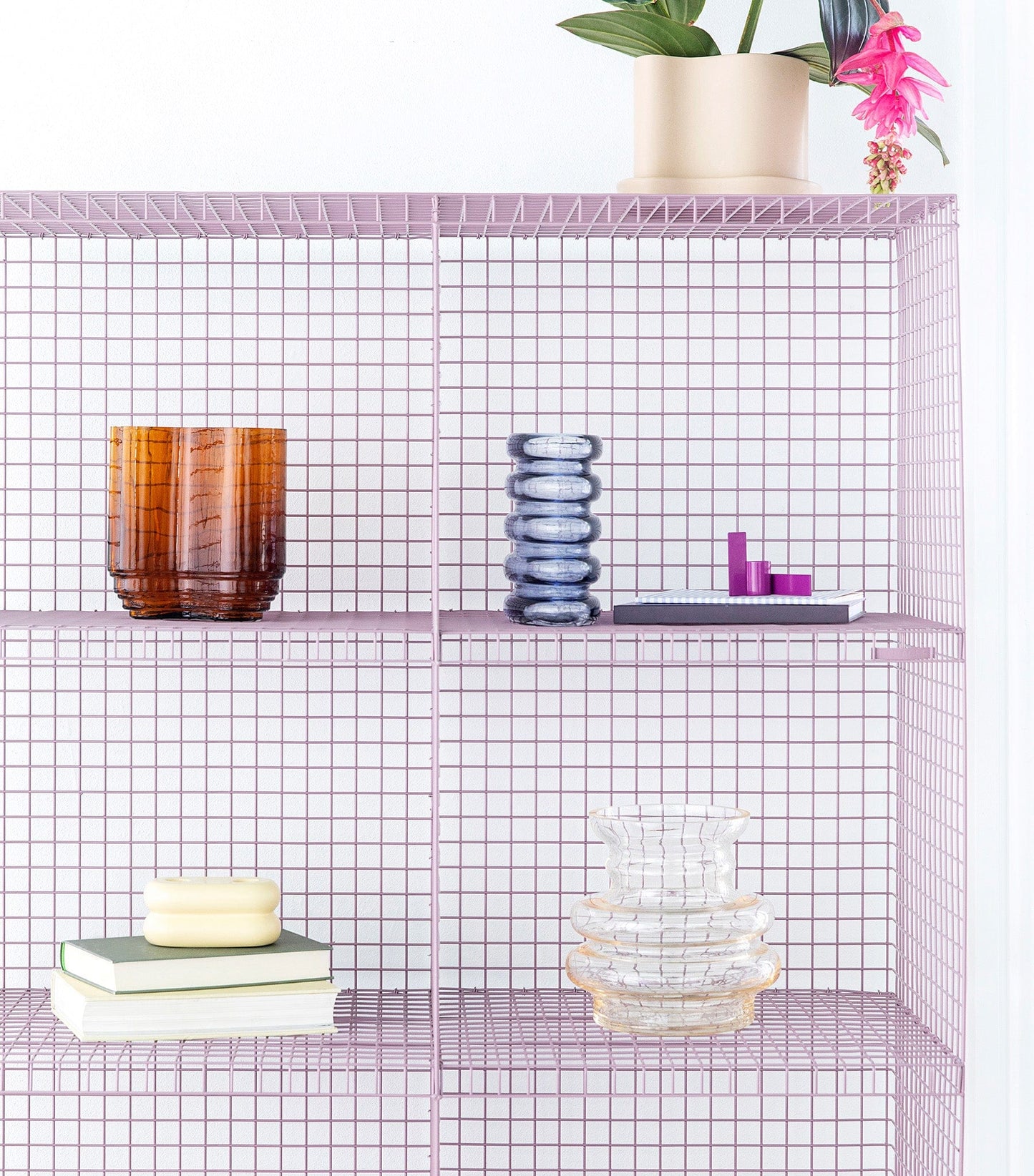 Curve vase, Gul, Mundblæst glas - Stences 300211