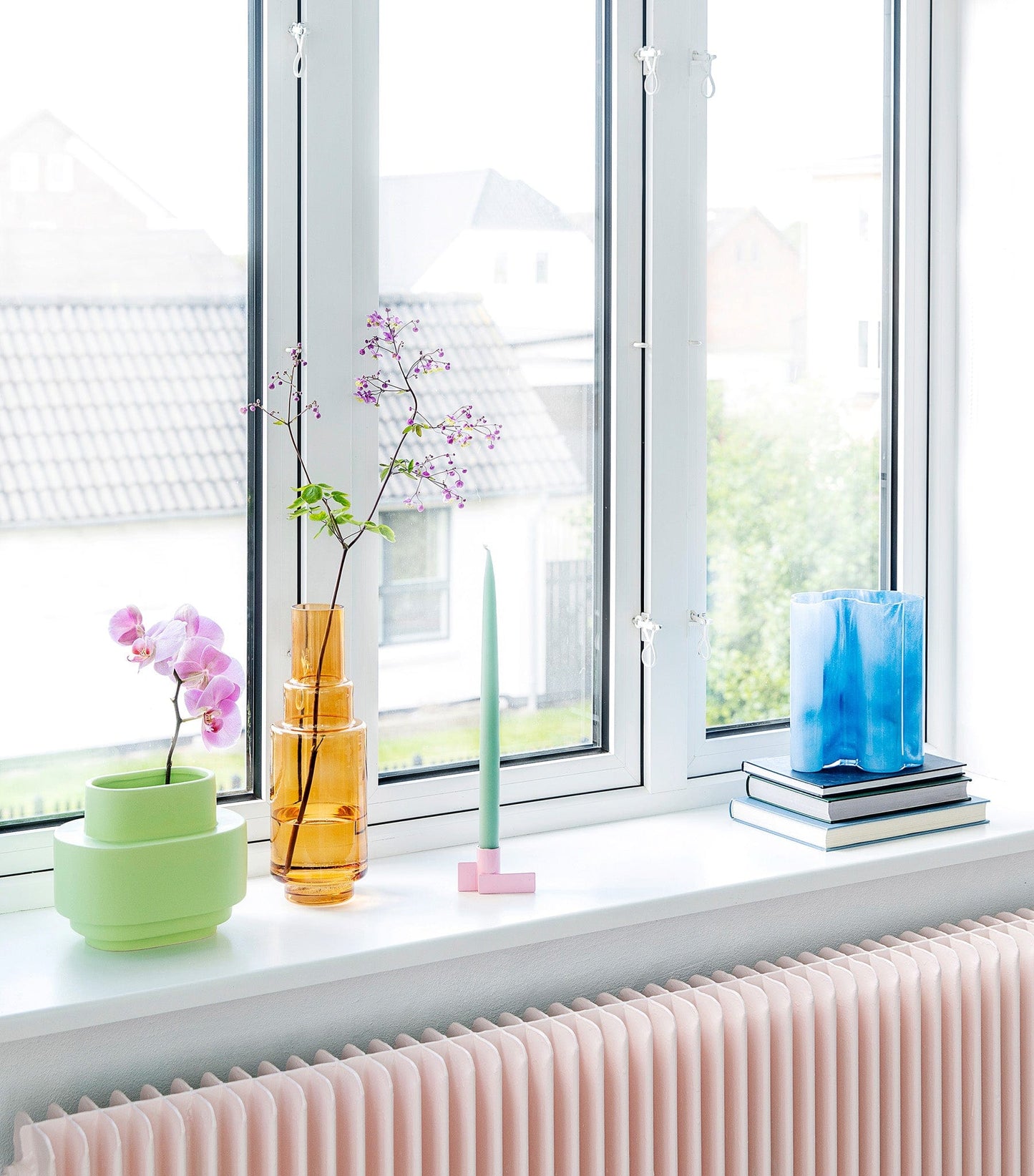 Icon Candlestick 01, Lyserød - Stences 410201