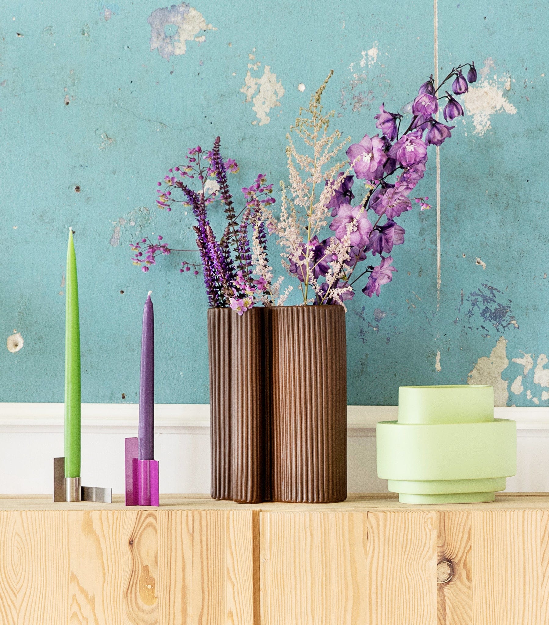 Icon Candlestick 03, Lilla - Stences 410206