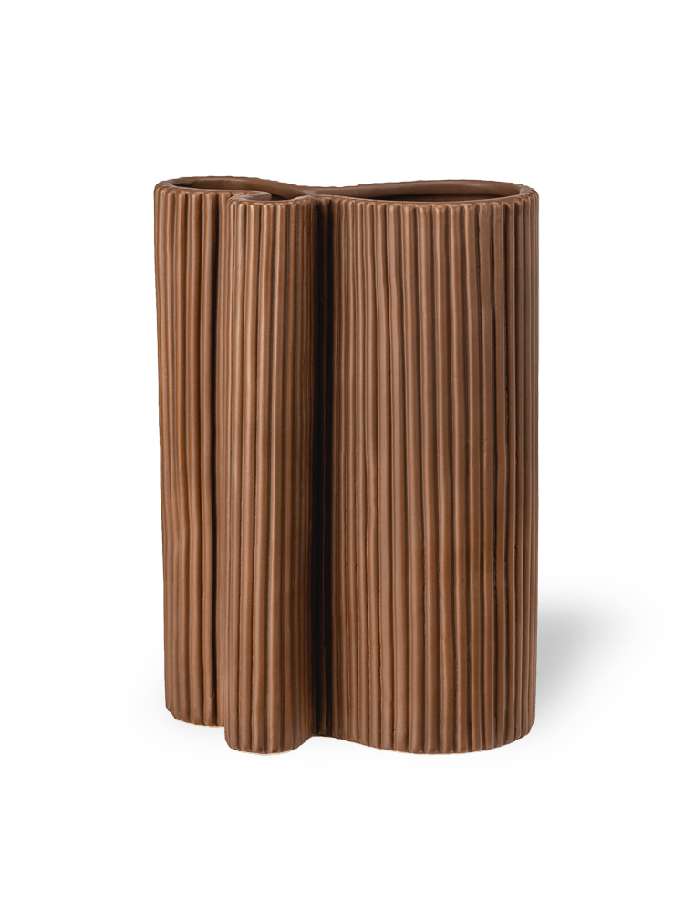 2. sortering - Wrap vase, Brun, Keramik - Stences