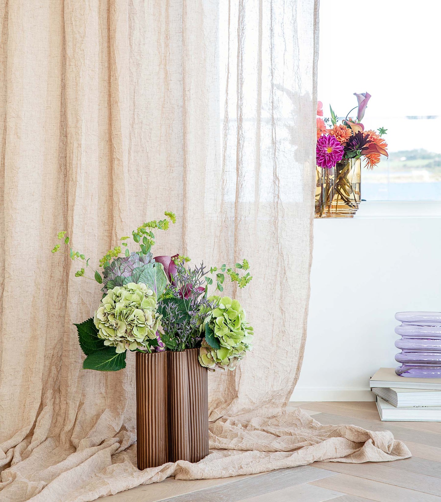 2. sortering - Wrap vase, Brun, Keramik - Stences