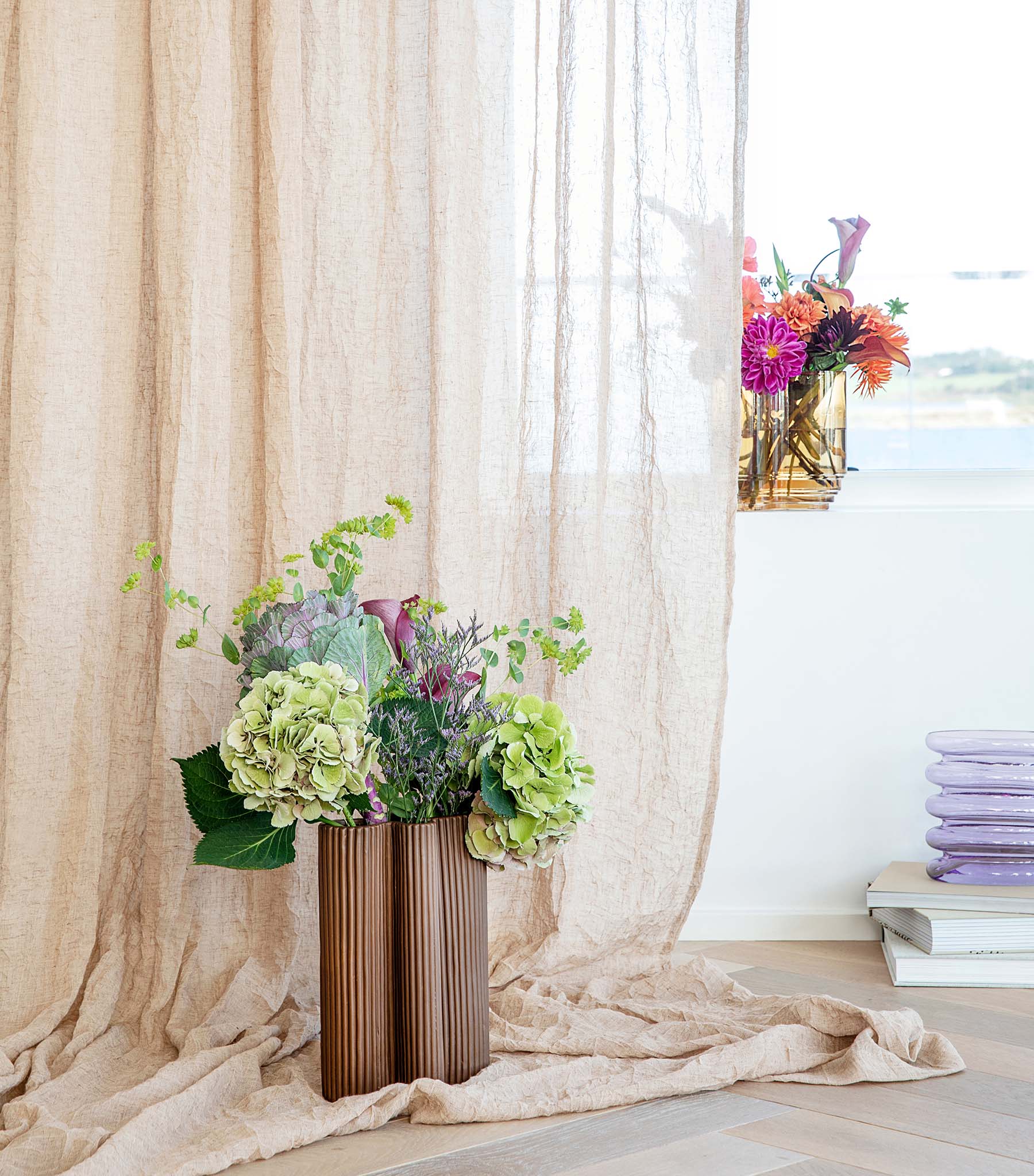 2. sortering - Wrap vase, Brun, Keramik - Stences