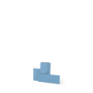 Icon lysestage 01, Lyseblå - Stences 410601