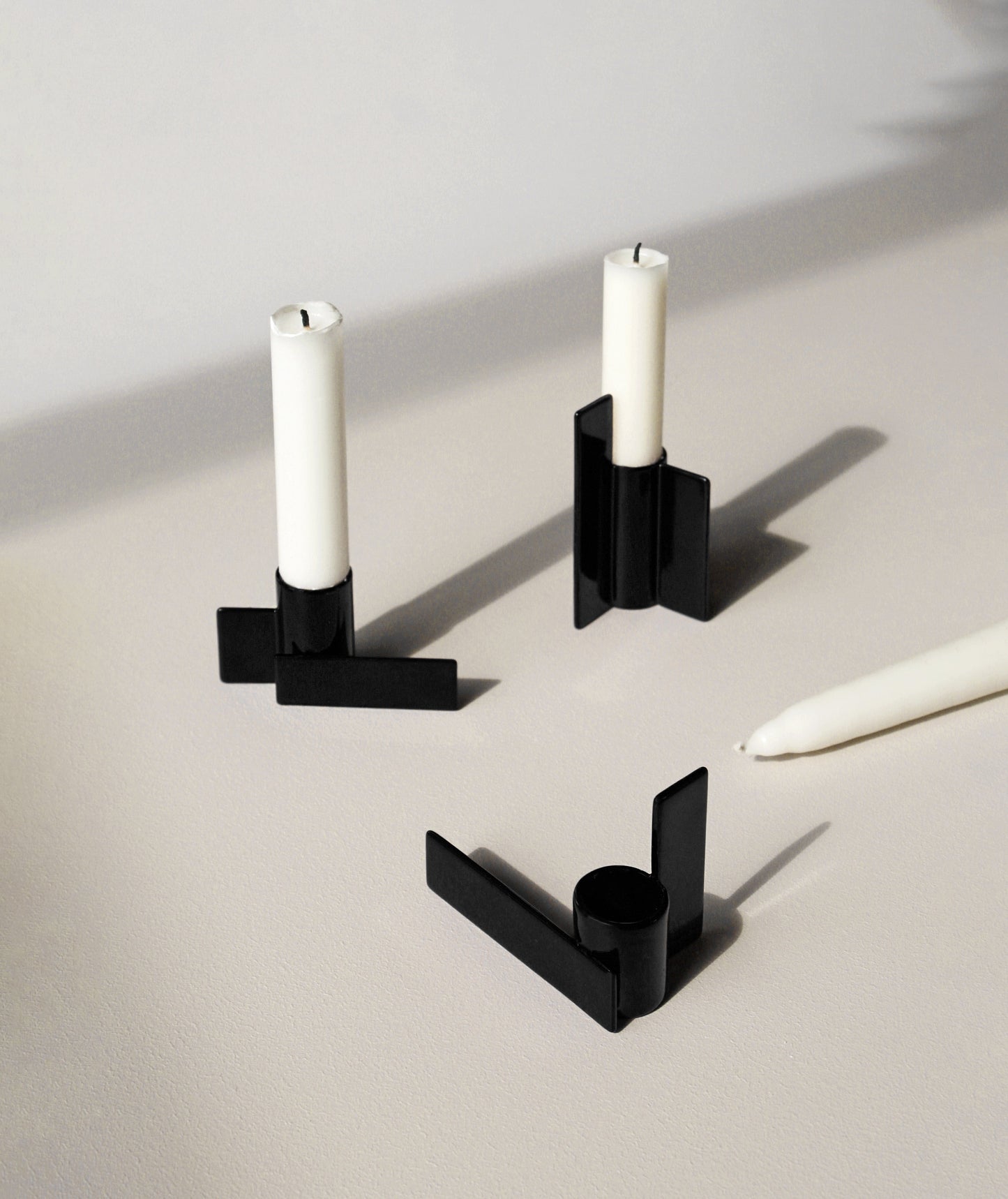 Icon Candlestick 01, Sort - Stences 410604