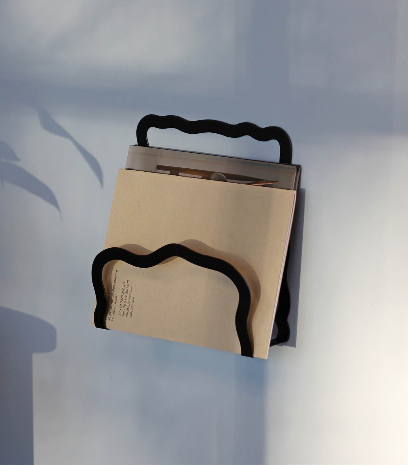 Wave Magazine Holder, multiple colours