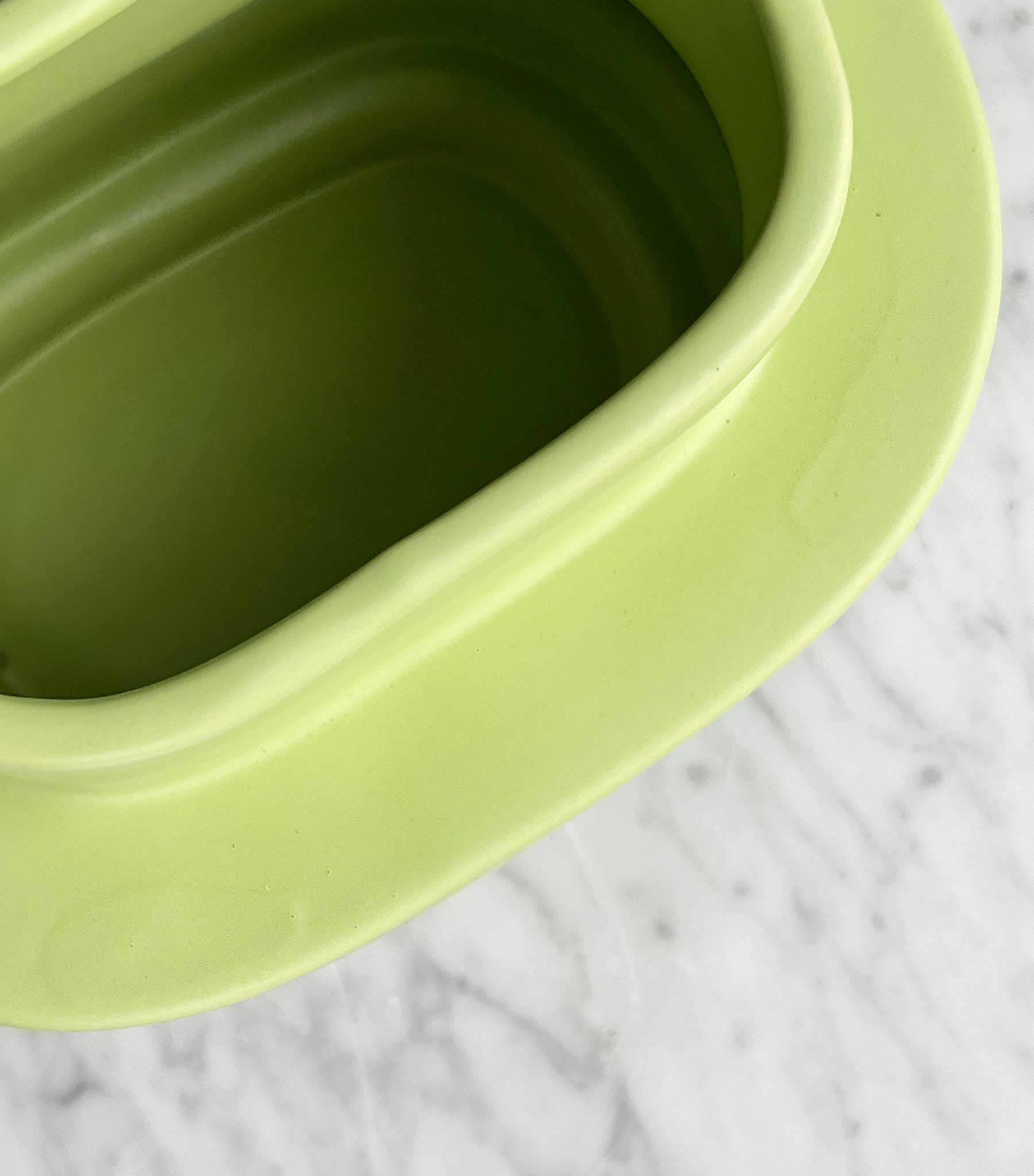 2. sortering: Layer vase 02, Grøn, Keramik - Stences
