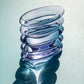 Repeat vase, blålilla, mundblæst glas - Stences 300205